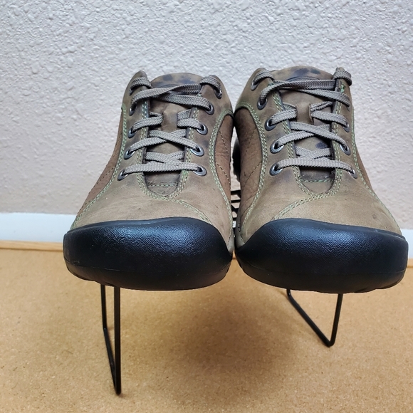 Keen Presidio Women's Brown Leather Athletic Oxfor - Picture 5 of 8